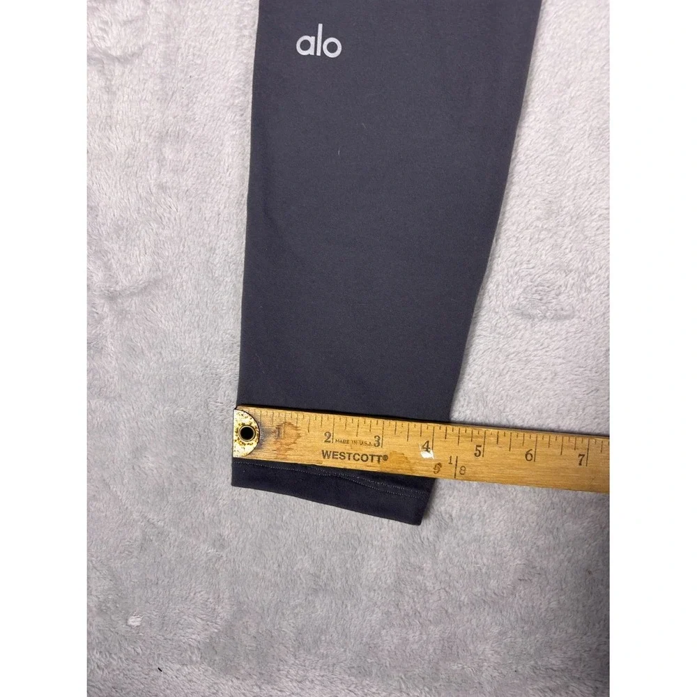 Alo Leggings Airlift High-Waist 7/8 Legging Womens S Black Moisture Wicking
